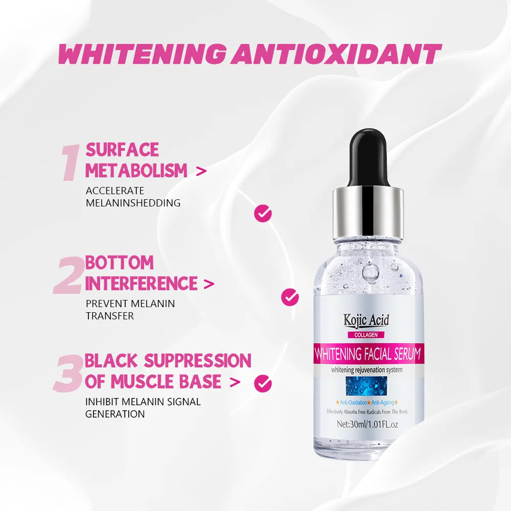 Kojic Acid Whitening Serum - Brightening & Skin Tone Evenness