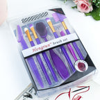 Makeup Brush Set – 7pc Assorted Colours (Random) - No nail file