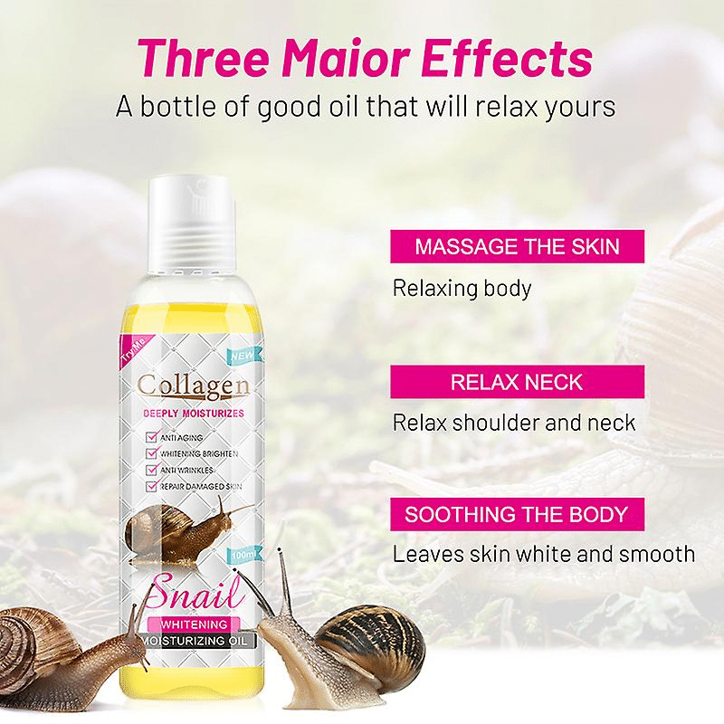 Snail Moisturiser Oil for Deep Hydration and Skin Repair