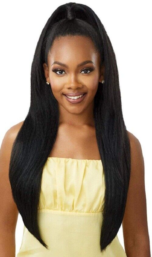 Horsetail Wig Long Straight Ponytail Extension - Synthetic Wig