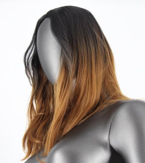 Short Length Wavy Ombre Hair Wig