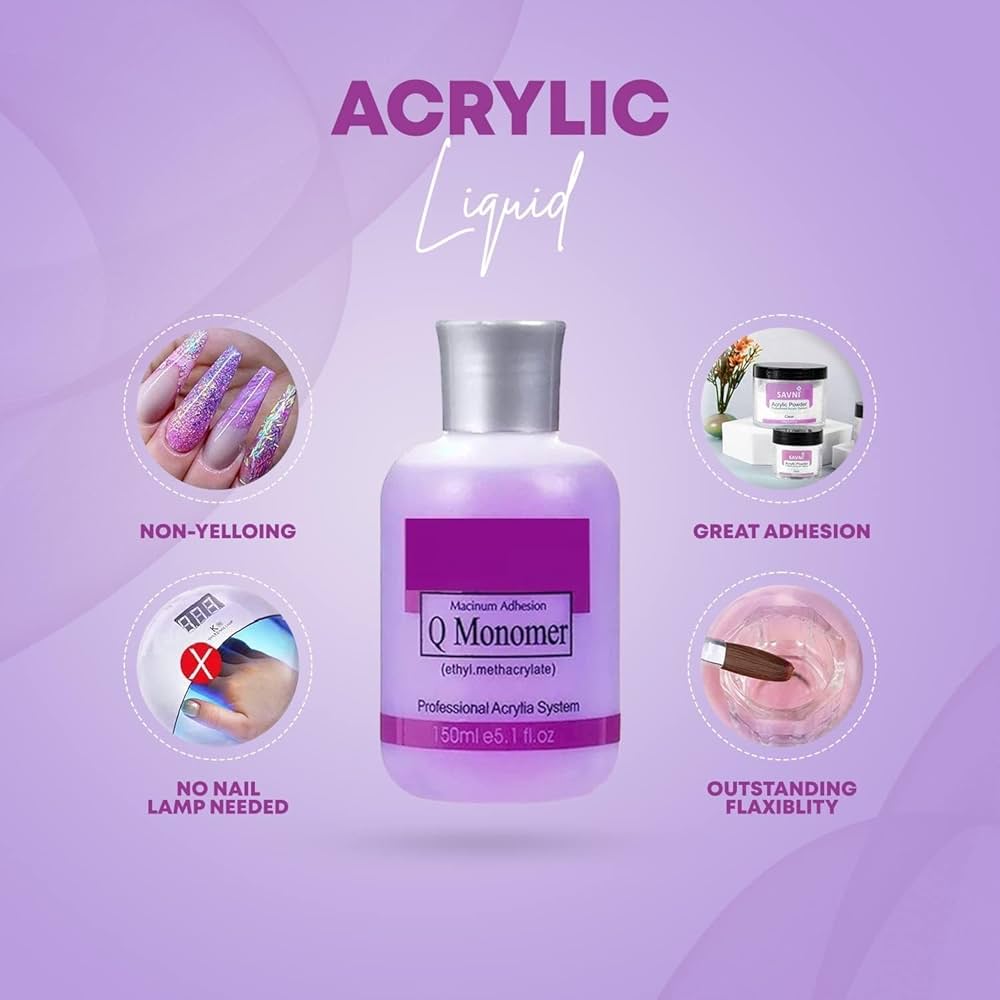 Monomer Liquid For Acrylic Nails 150ml – Professional Quality for Strong, Durable Nails