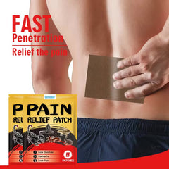 Pain Relieve Patch - Fast-Acting Pain Relief - Pack of 8