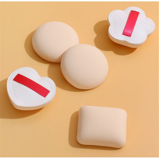 Cushion Makeup Puff Set – 2pc Random Colour Soft Beauty Sponges