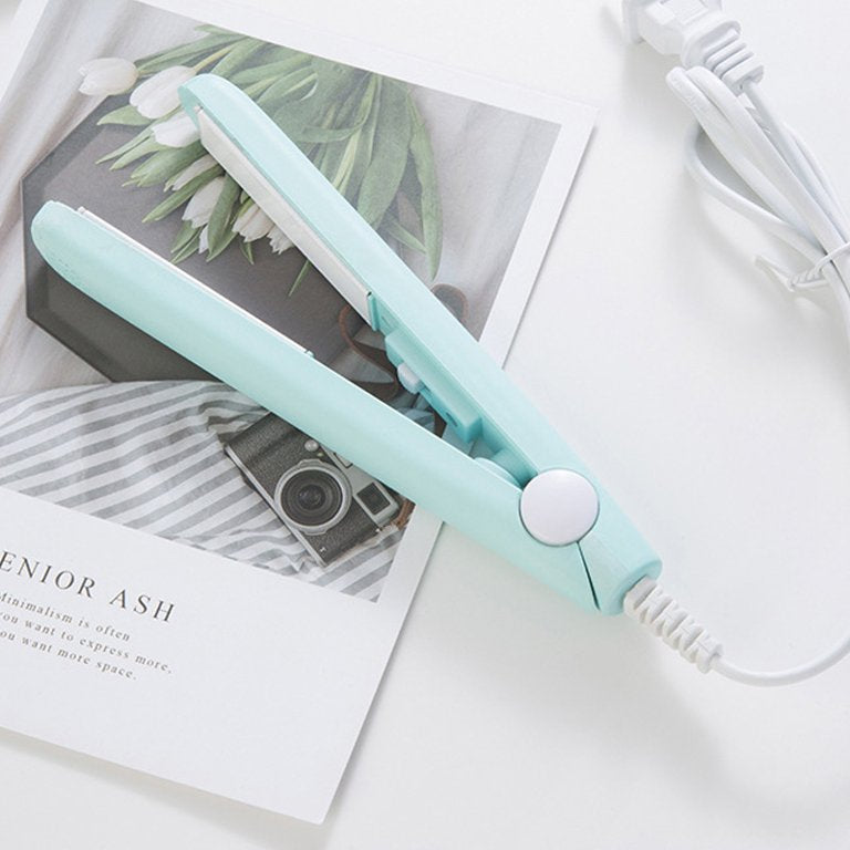 Compact Mini Travel Hair Straightener - Effortless Sleek Hair Styling On The Go