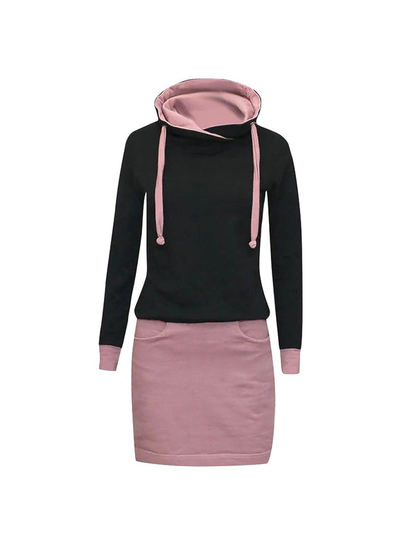 Active Wear Dress With Hood