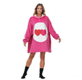 Animal Oversized Hoodie Blanket Pajamas Flannel Sleepwear XD21