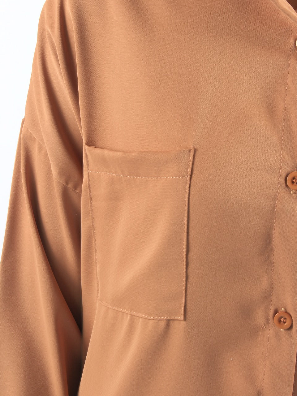 Asymmetrical Buttoned Up Long Shirt XD21