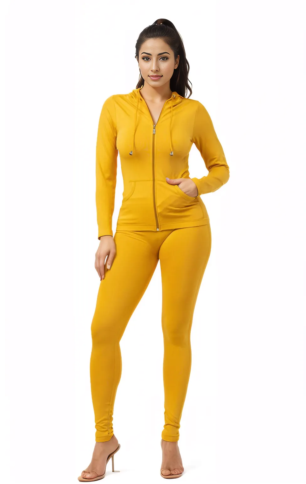 Athleisure 2pc Hooded Tracksuit Set XD21