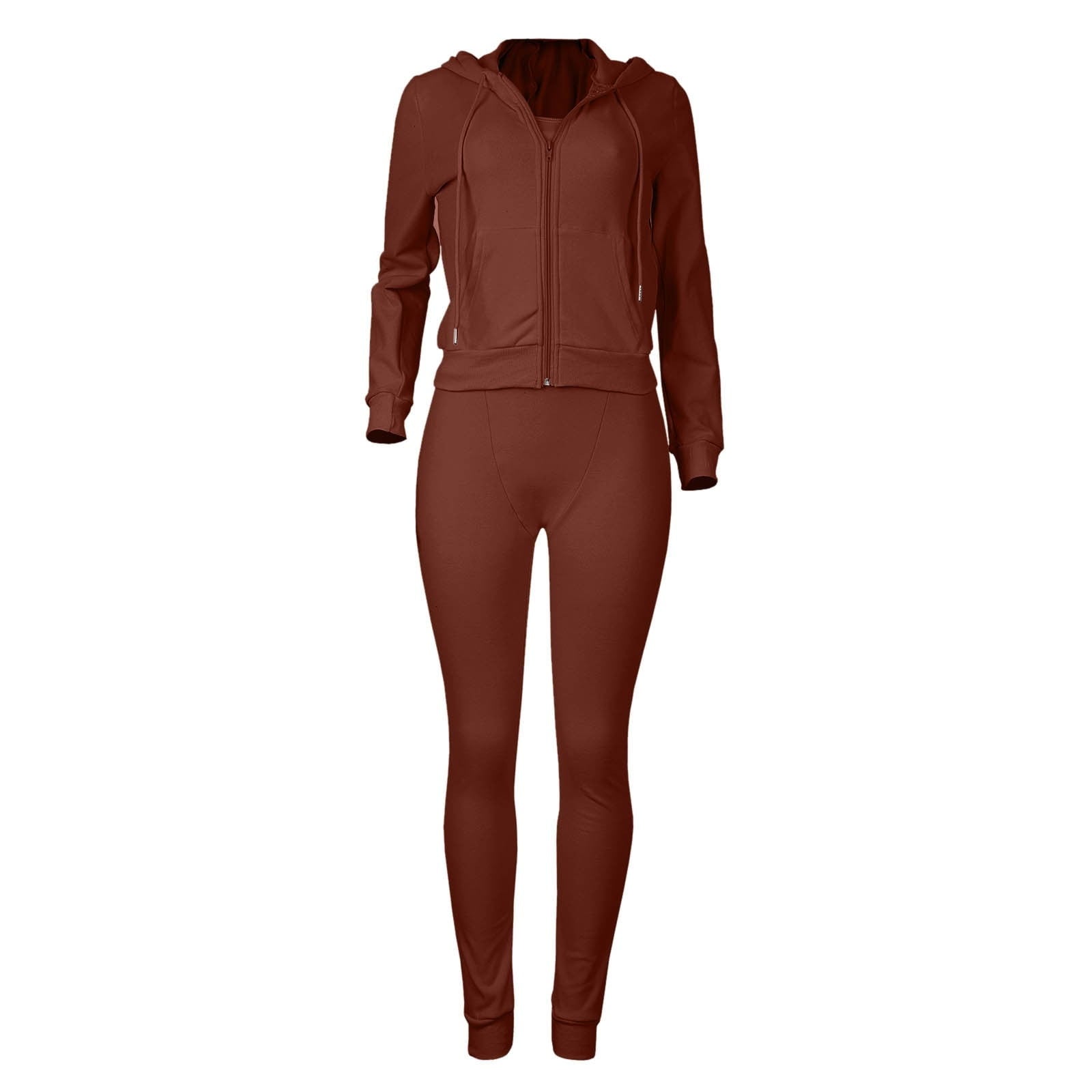 Athleisure 2pc Hooded Tracksuit Set XD21