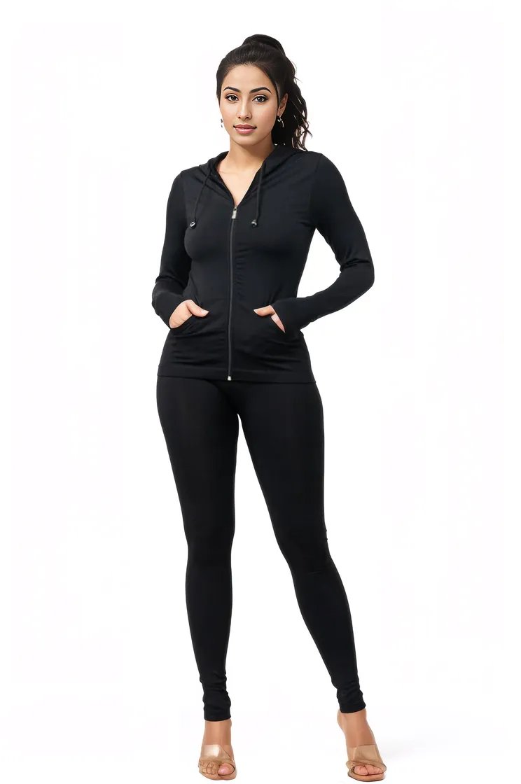 Athleisure 2pc Hooded Tracksuit Set XD21