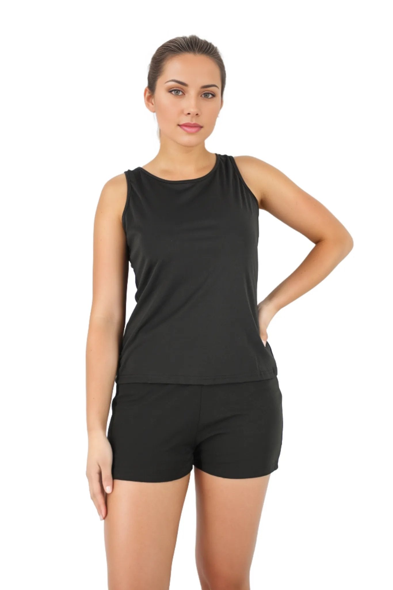 Athlesuire Gym Top And Shorts Set XD21