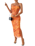 Strapless Ombre Bodycon Dress - Chic & Trendy Look for Any Event