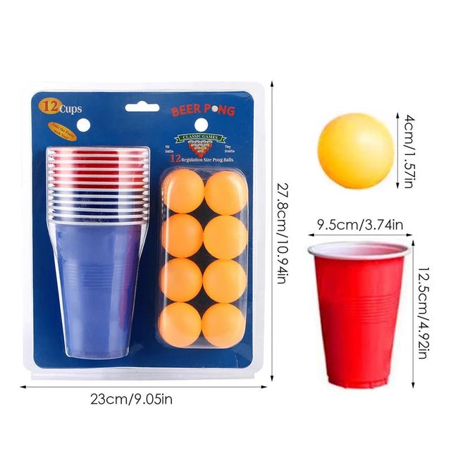 Table Tennis Ball Set Party Game Pong