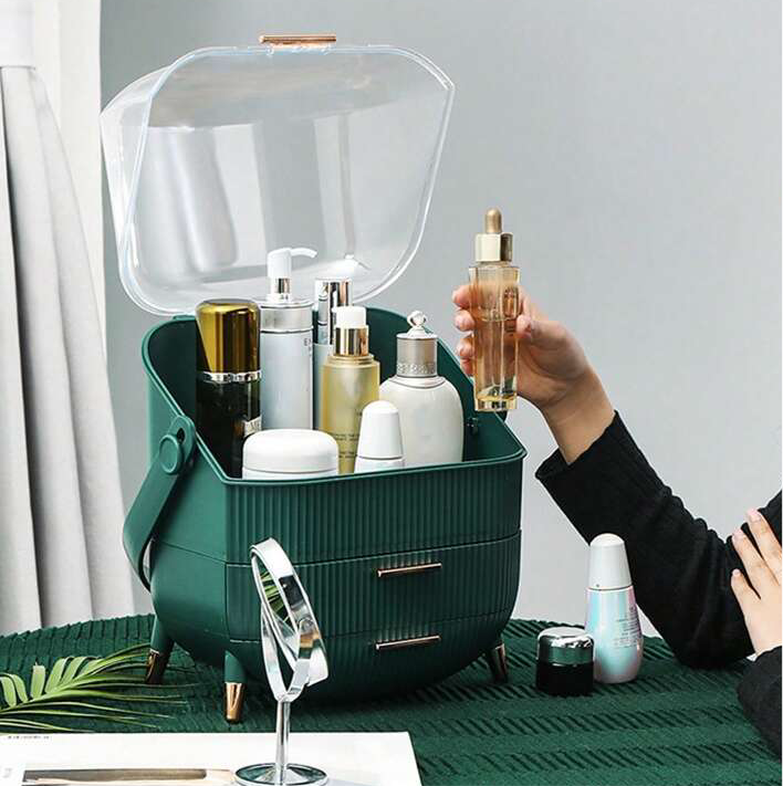 Cosmetic Make-up Storage Box With Compartments – Organize Your Beauty Essentials