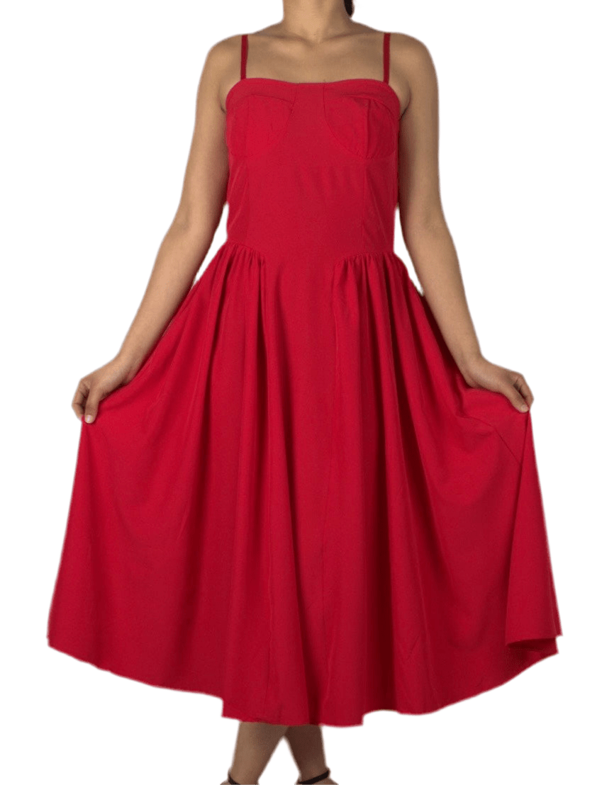 Corset Summer Spaghetti Strap Dress - Perfect for a picnic