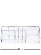Clear Acrylic Makeup Organizer - Compact & Stylish Cosmetic Storage