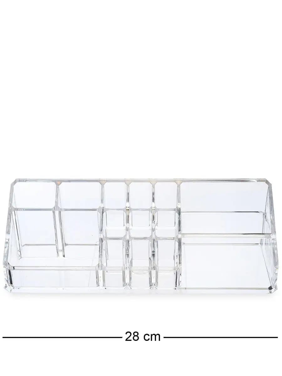 Clear Acrylic Makeup Organizer - Compact & Stylish Cosmetic Storage