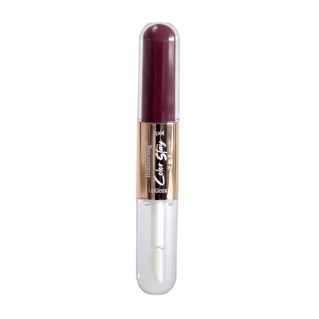 1pc Long-Lasting Color Stay 2 in1 Lip Gloss 