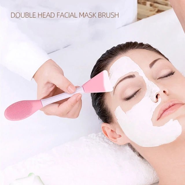 Silicone Double-Ended Face Mask Applicator - Smooth & Hygienic Application