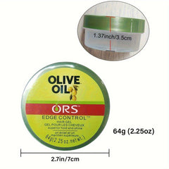 Olive Oil Edge Control Hair Gel 64g - Strong Hold & Shine for Sleek Edges