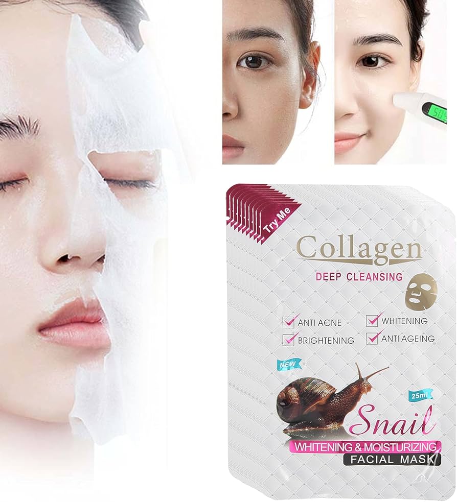 Collagen Snail Deep Cleansing Facial Mask - Purify & Revitalize Skin