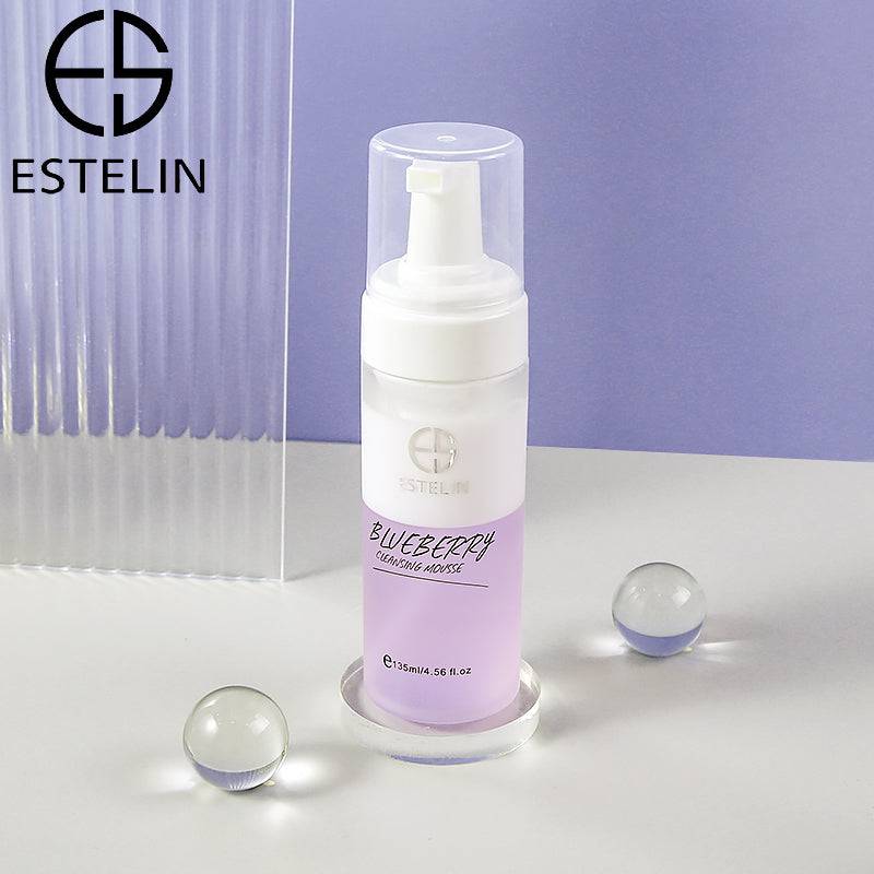 Estelin Blueberry Cleansing Mousse - Gentle & Refreshing Face Cleanser