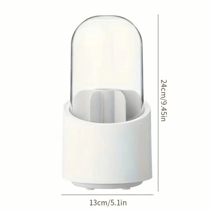 360 Degree Rotating Make-up Brush Box – Stylish, Compact, and Easy Brush Access