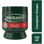 Ingram's Herbal Camphor Body Cream 150ml - Soothing & Moisturizing Skin Relief