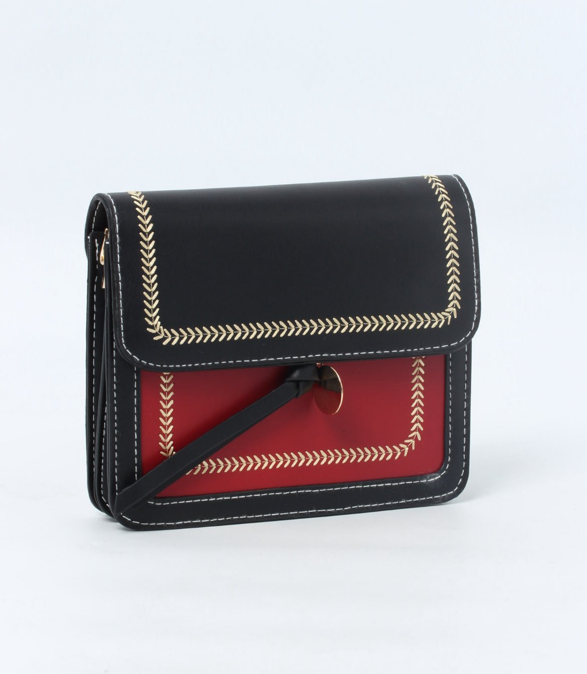 Stylish Colorblock Crossbody Bag – Compact & Chic LYL076