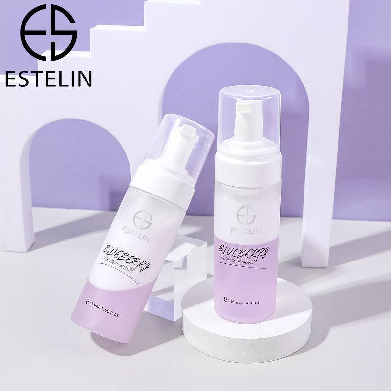 Estelin Blueberry Cleansing Mousse - Gentle & Refreshing Face Cleanser