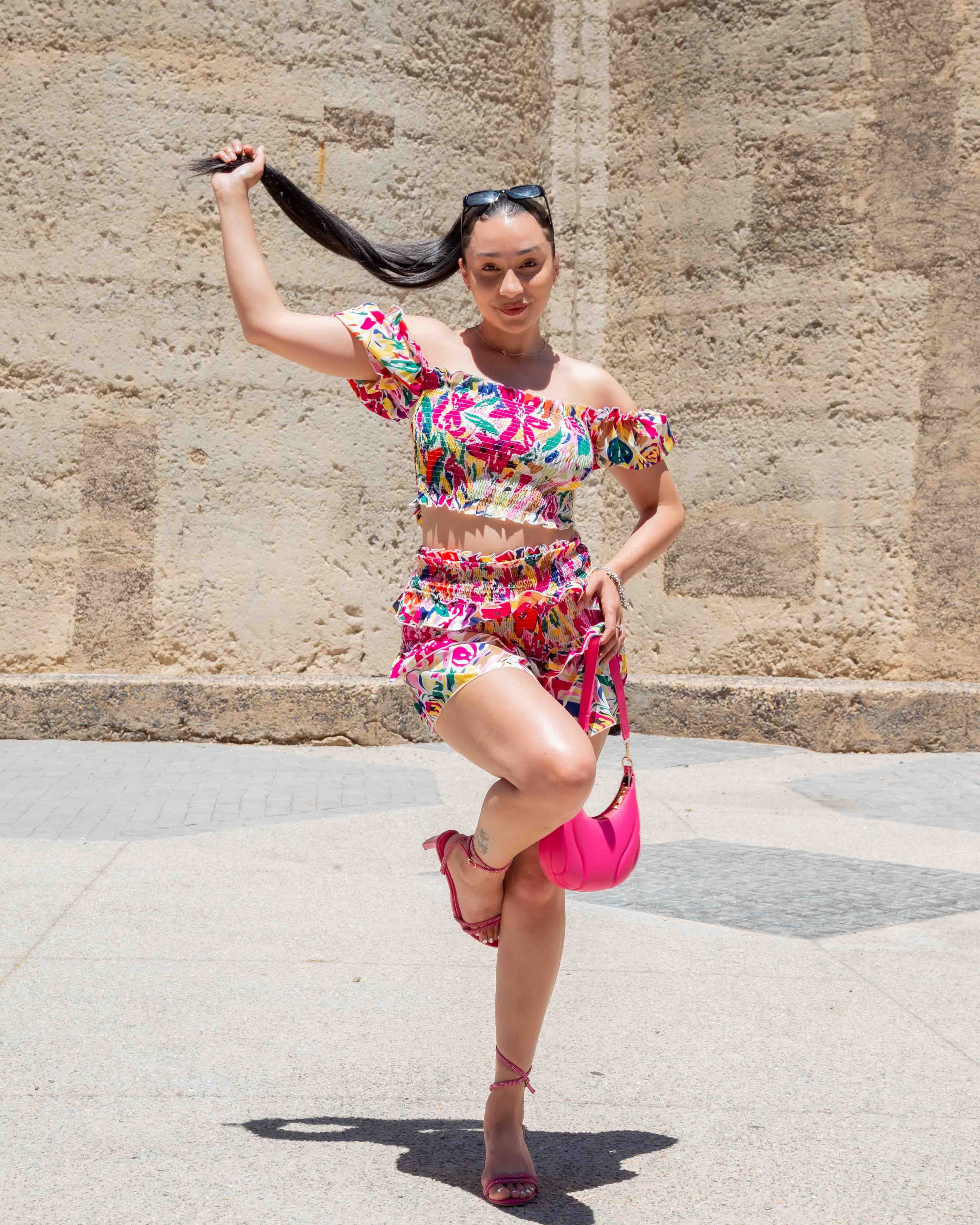 Matching Floral  Women's Two Piece Set