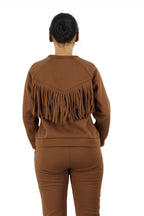 Back Tassel Winter Tracksuit Pants Set XD21