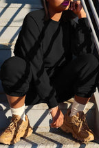 Back Tassel Winter Tracksuit Pants Set XD21