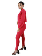 Back Zipper Loose Top With Leggings (Need orange and black prepared) XD21