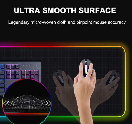 Backlit Gaming Mouse Pad XD21