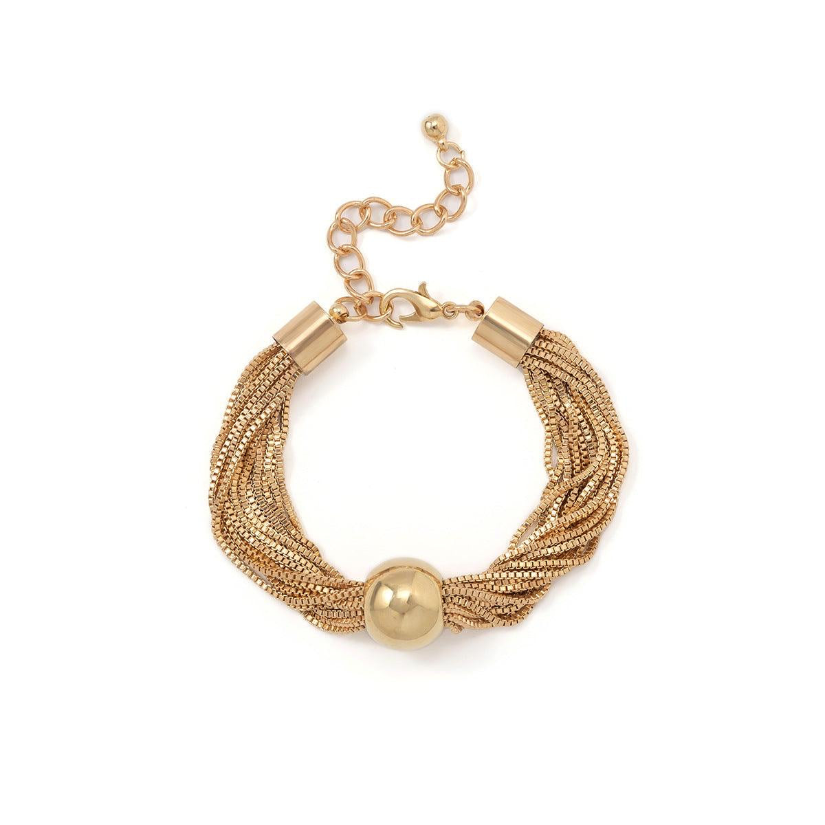 Ball Twin Chain Bracelet XD21