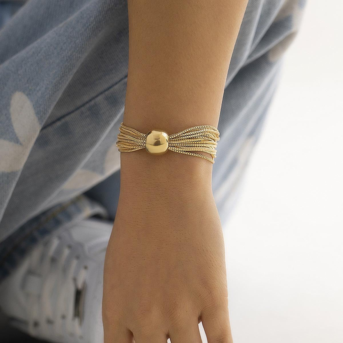 Ball Twin Chain Bracelet XD21