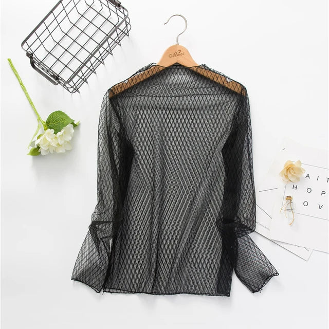 Basic Sheer Mesh T Shirts XD21