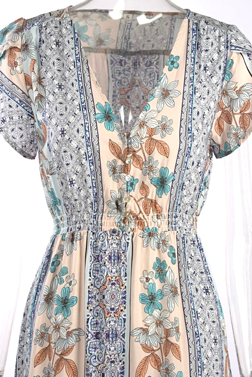 Boho summer midi dress XD21