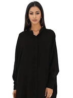 Button Up Batwing Abaya XD21