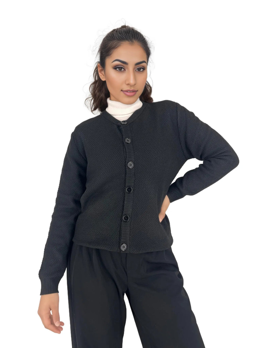 Button Up Jersey Cardigan XD21