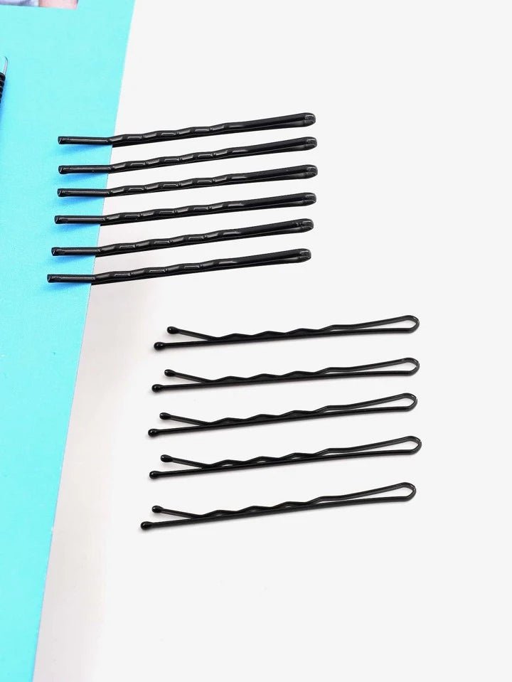 200-Piece Black Hair Grips – Durable, Non-Slip Bobby Pins for Everyday Use