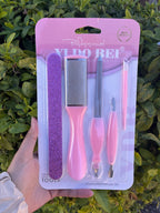 5pc Manicure & Pedicure Set – Professional Nail Care Tools - Random Colour