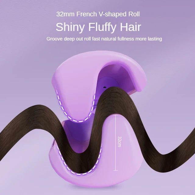 Professional Hair Curler with Adjustable Temperature – Sleek & Shiny Results