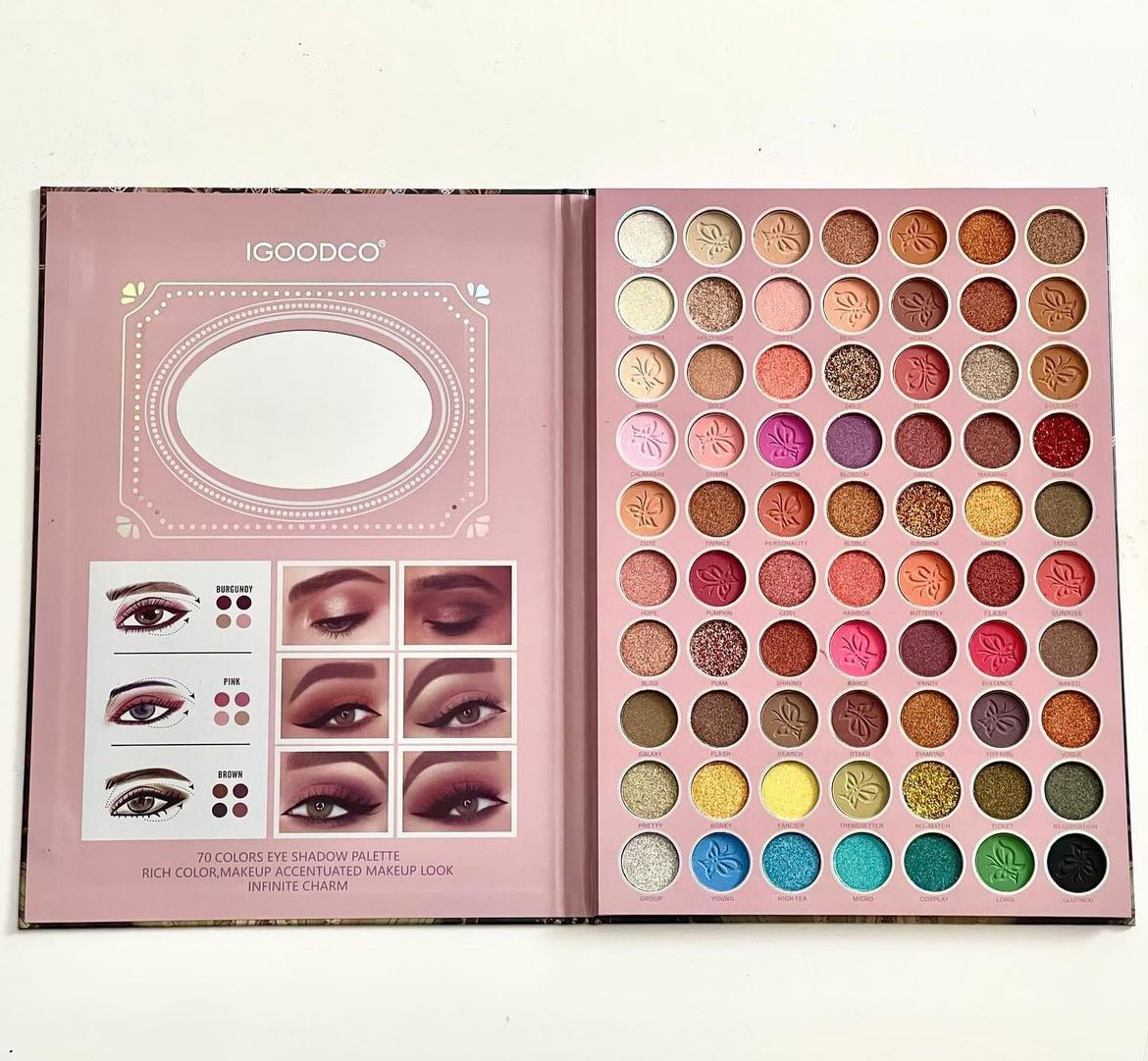 72-Color Eyeshadow Palette - Vibrant & Versatile Makeup Palette