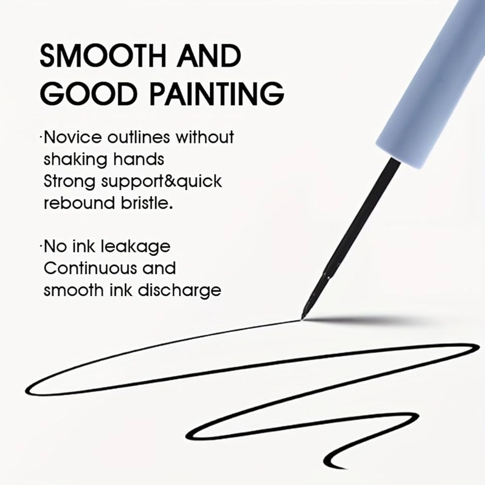 Black Liquid Eyeliner - Bold Color & Precision Application