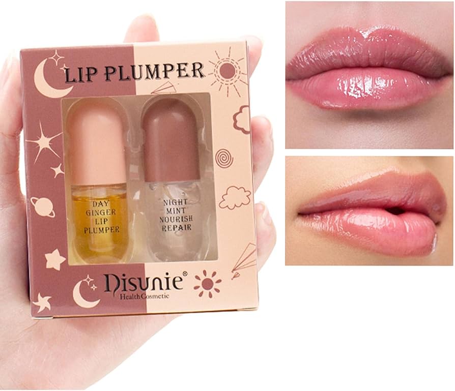 Disunie Lip Plumper Set - Natural & Hydrating Lip Enhancer