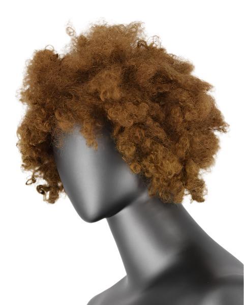 Short curly afro wigs fluffy