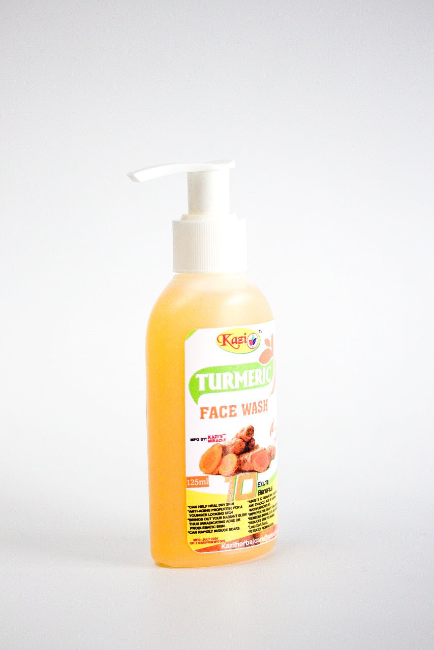 Kazi Turmeric Face Wash 125ml - Brighten & Purify Your Skin Naturally